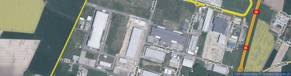 Zdjęcie satelitarne Seulska ul.